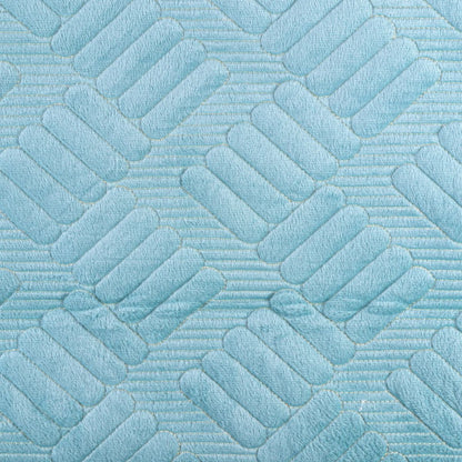 Cuvertura Canapea, Naimeed D4897S, 70x150cm, poliester, pufoasa, matlasata, Turcoaz