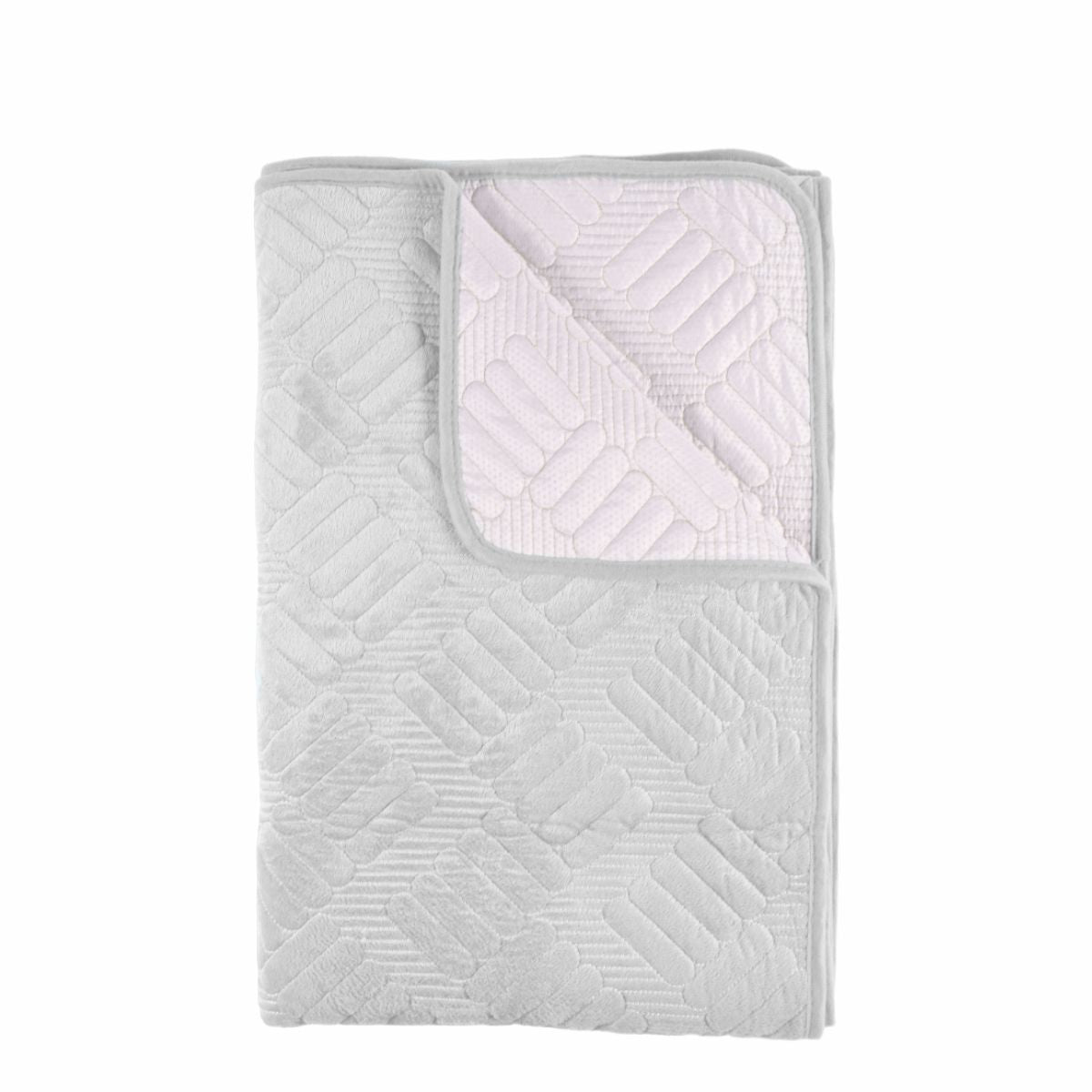 Cuvertura Canapea, Naimeed D4898M, 70x210cm, poliester, pufoasa, matlasata, Alb