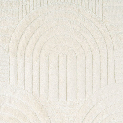 Cuvertura Canapea, Naimeed D4901S, 70x150cm, poliester, pufoasa, matlasata, Crem
