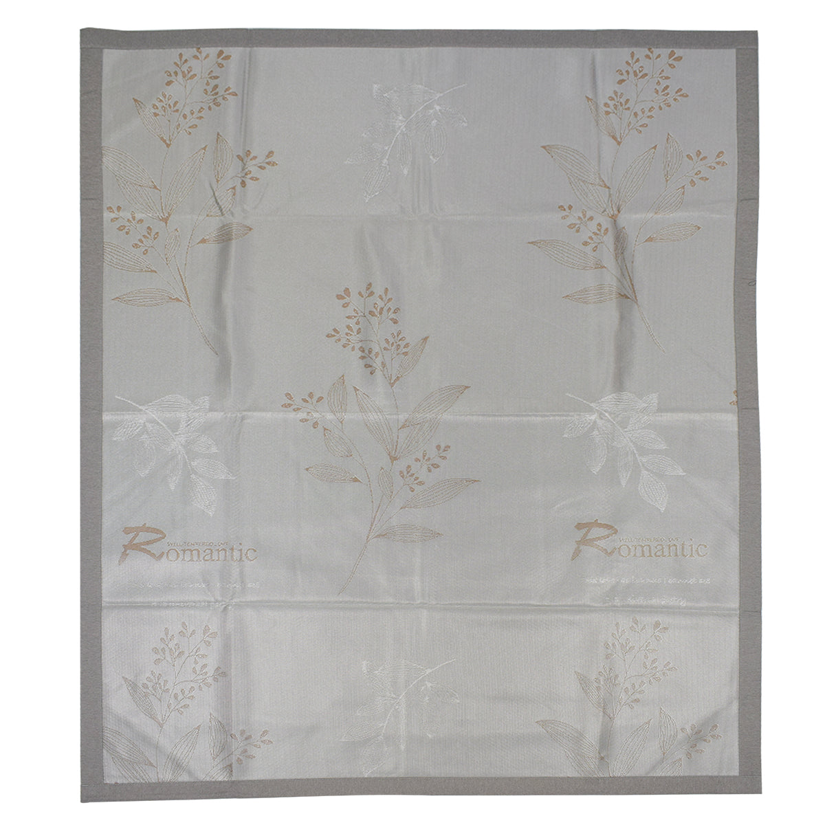 Set lenjerie pat dublu, latime 180cm, Naimeed D4913, Gri