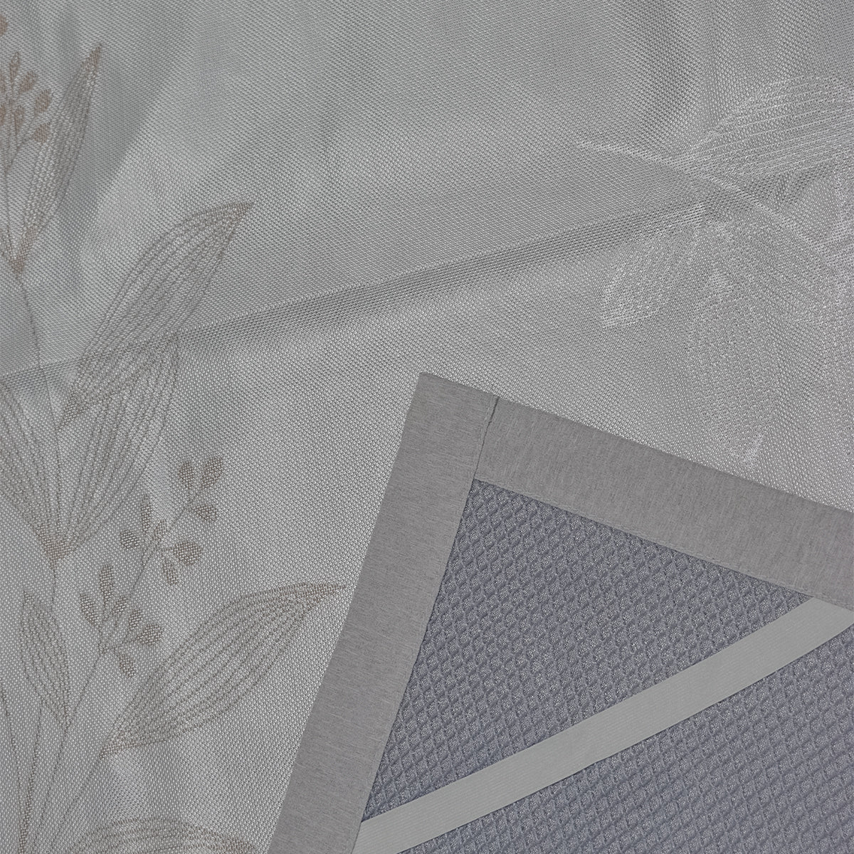 Set lenjerie pat dublu, latime 180cm, Naimeed D4913, Gri
