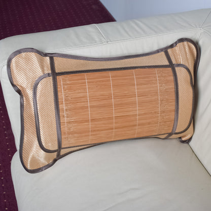 Perna cu model din bambus, frunze de ceai, Naimeed D4925, Bronz