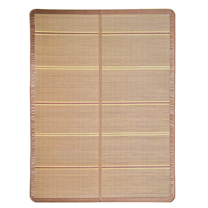 Topper saltea, din bambus, pliabil, Naimeed D4934, Maro
