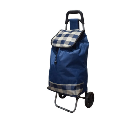 Carucior de piata pliabil, Naimeed D4941, 2 roti, 37 L, Albastru