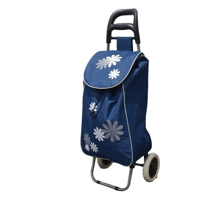 Carucior de piata pliabil, Naimeed D4942, 2 roti, 37 L, Albastru