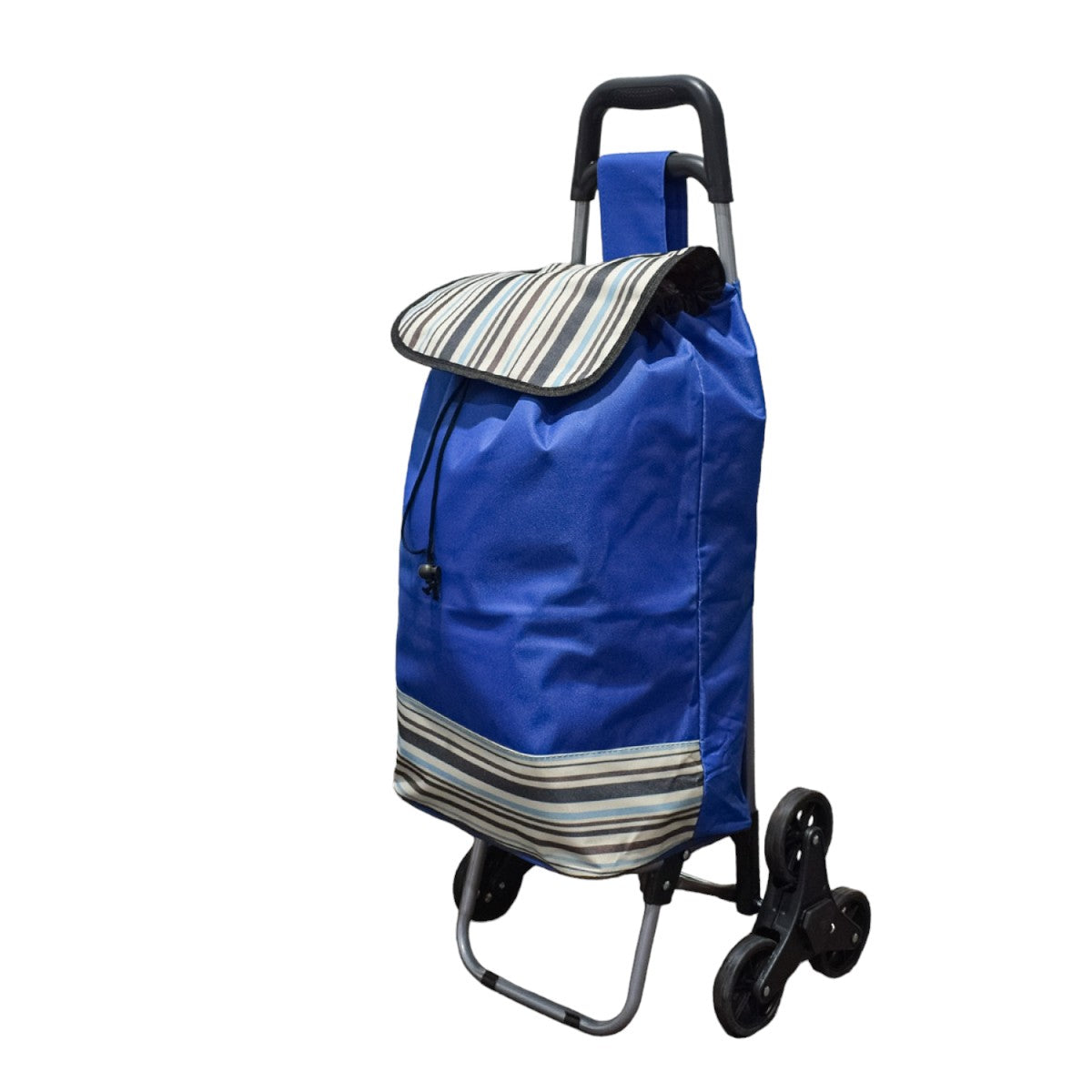 Carucior de piata pliabil, Naimeed D4943, 6 roti, 37 L, Albastru