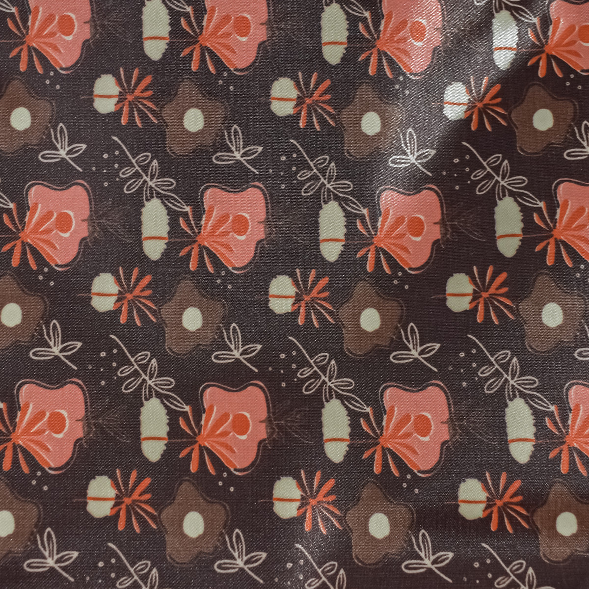 Carucior de piata pliabil, Naimeed D4943, 6 roti, 37 L, Maro