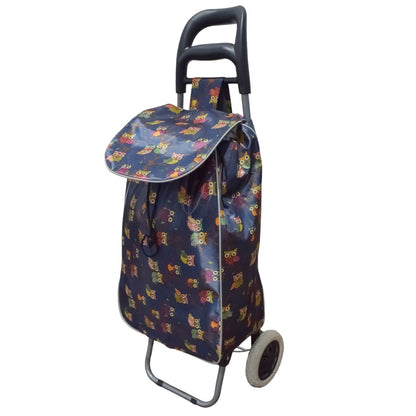 Carucior de piata pliabil, Naimeed D4944, 2 roti, 37 L, Albastru