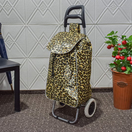 Carucior de piata pliabil, Naimeed D4944, 2 roti, 37 L, Auriu