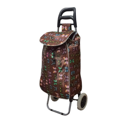 Carucior de piata pliabil, Naimeed D4944, 2 roti, 37 L, Maro