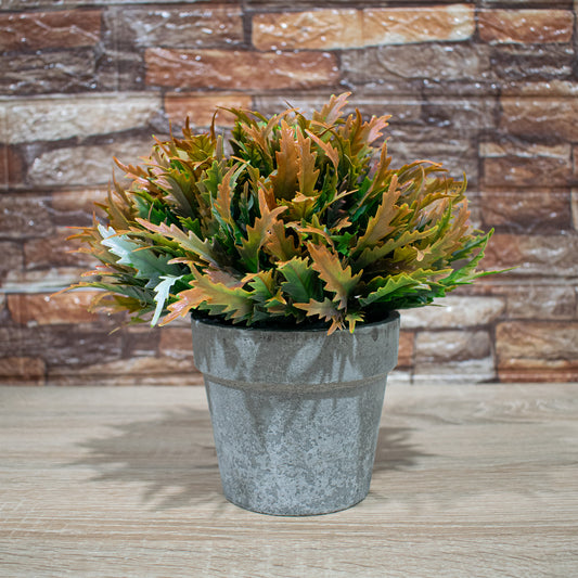 Planta Artificiala cu Ghiveci, D4955, Portocaliu