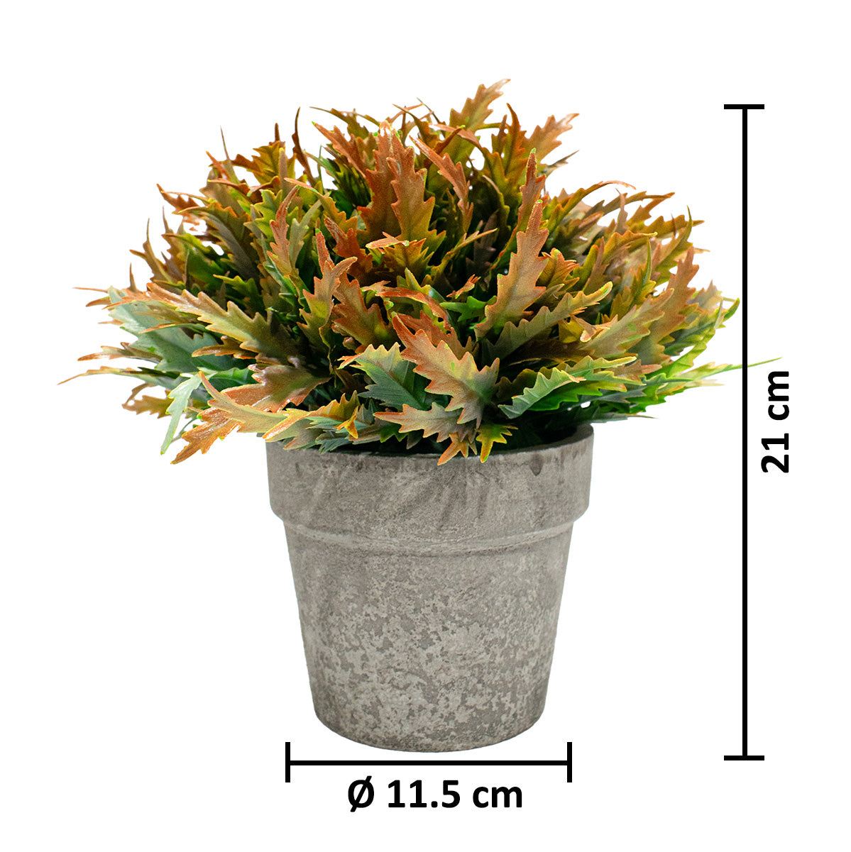 Planta Artificiala cu Ghiveci, D4955, Portocaliu