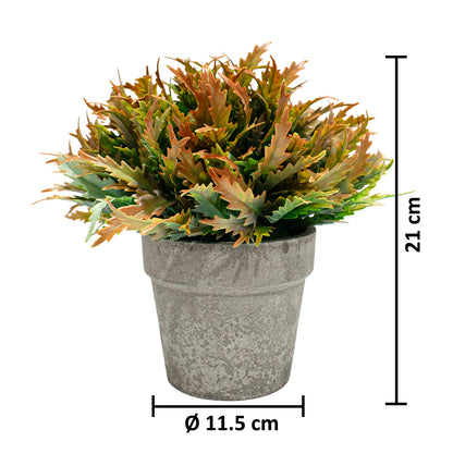 Planta Artificiala cu Ghiveci, D4955, Portocaliu