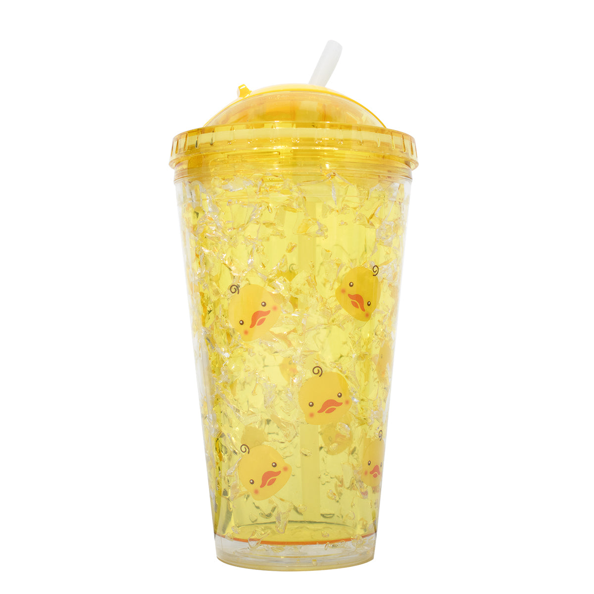 Pahar cu capac, Frosty Mug, Naimeed D5019, Ratusca-Galben