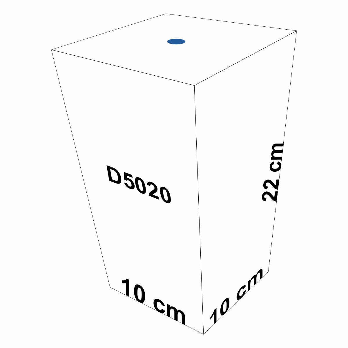 Pahar cu capac si pai, Naimeed D5020, Albastru-unicorn