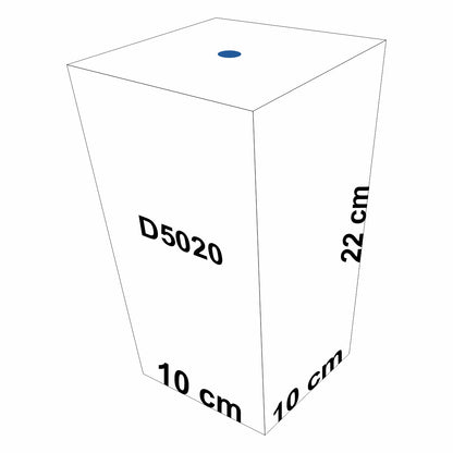 Pahar cu capac si pai, Naimeed D5020, Albastru-unicorn