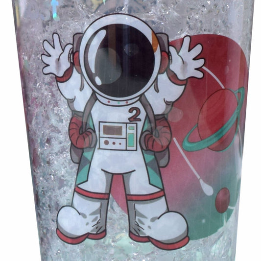 Pahar cu capac, Naimeed D5023 , Astronaut-Roșu-Verde