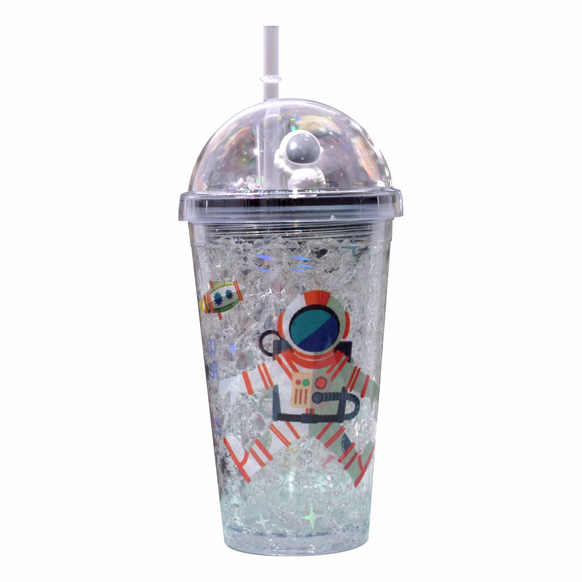 Pahar cu capac, Naimeed D5023 , Astronaut-Portocaliu