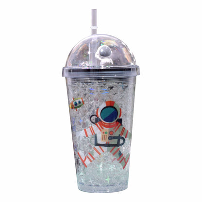 Pahar cu capac, Naimeed D5023 , Astronaut-Portocaliu