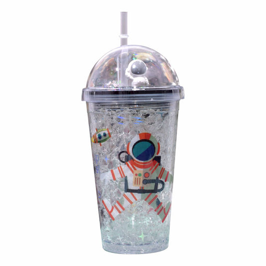 Pahar cu capac, Naimeed D5023 , Astronaut-Portocaliu