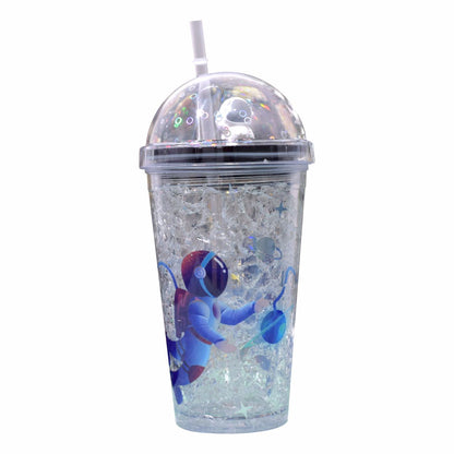 Pahar cu capac, Naimeed D5023, Astronaut- Albastru