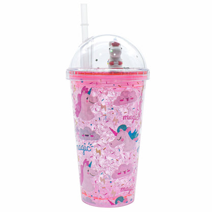 Pahar cu capac, Naimeed D5026, Unicorn-Alb