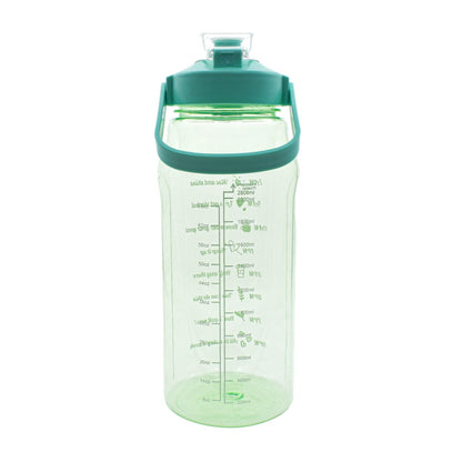 Sticla Apa Sport, Gradata, 2800 ml, Naimeed D5040, Verde