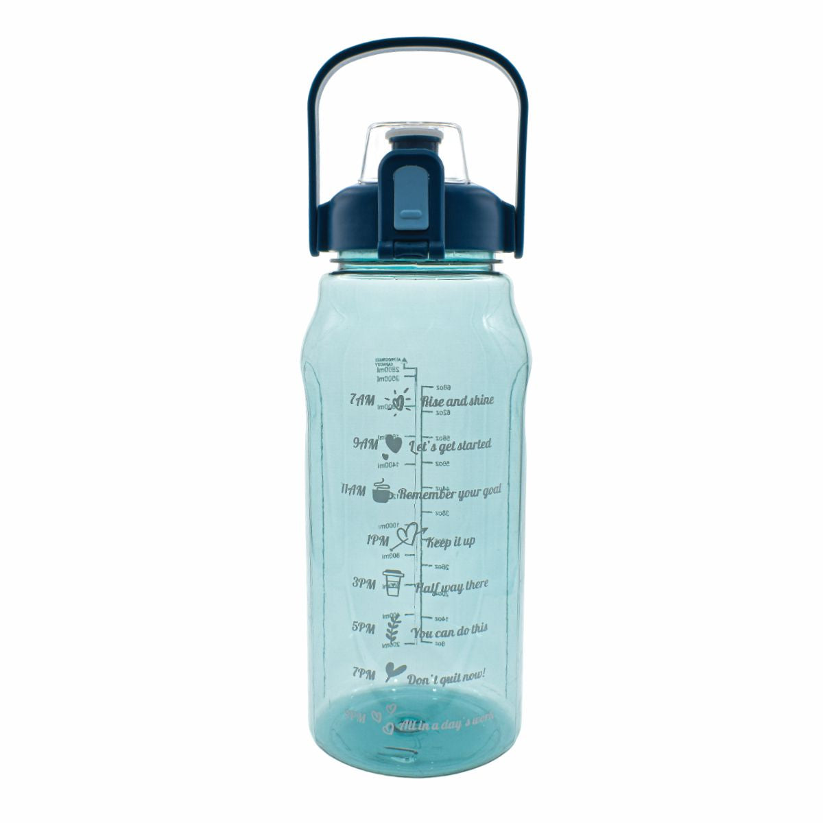 Sticla Apa Sport, Gradata, 2800 ml, Naimeed D5040, Albastru