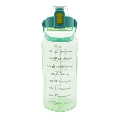 Sticla Apa Sport, Gradata, 2800 ml, Naimeed D5040, Verde