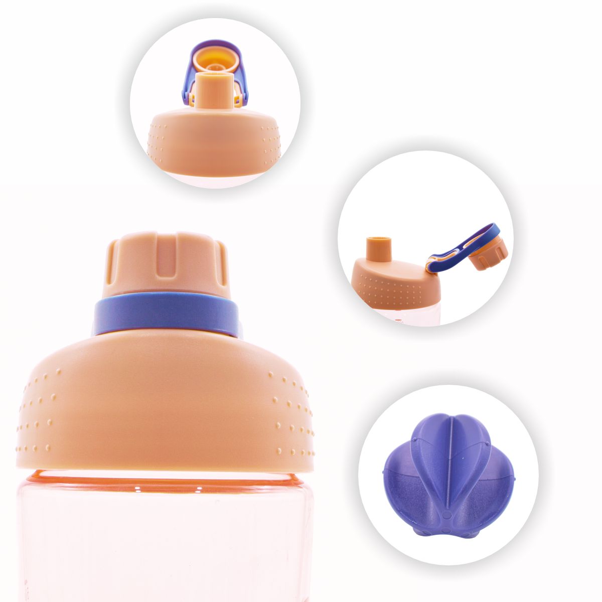 Sticla apa, gradata, 500ml, Naimeed D5045, Roz