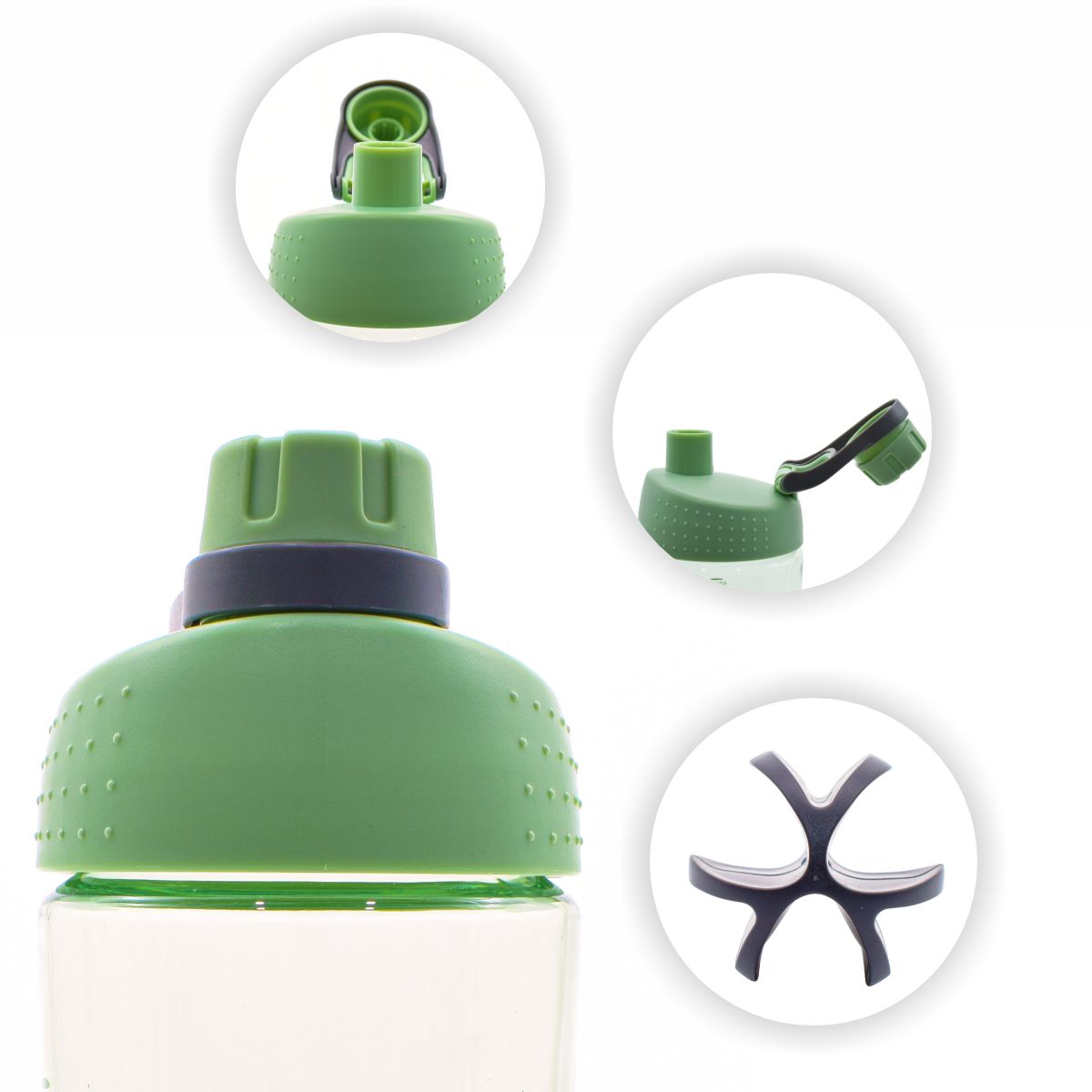 Sticla apa, gradata, 500ml, Naimeed D5045, Verde