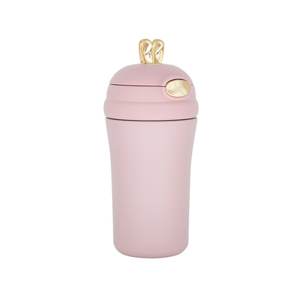 Cana termos, 400ml, din inox, Naimeed D5049, Roz