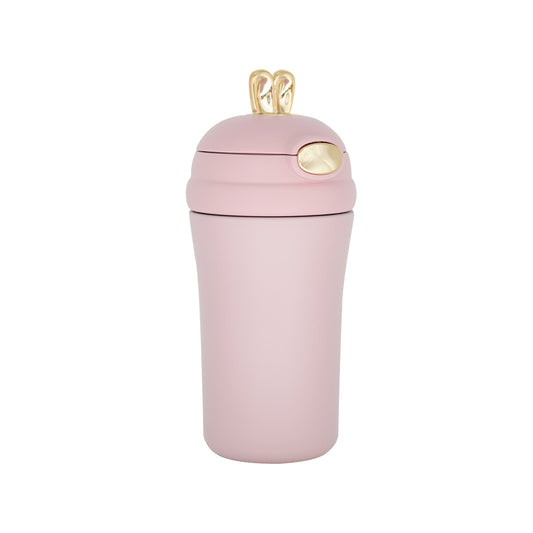Cana termos, 400ml, din inox, Naimeed D5049, Roz