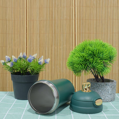 Cana termos, 400ml, din inox, Naimeed D5049, Verde
