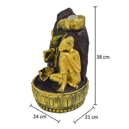 Fantana arteziana, Feng Shui, LED, pompa submersibila, Naimeed D5067, 24x21x38cm