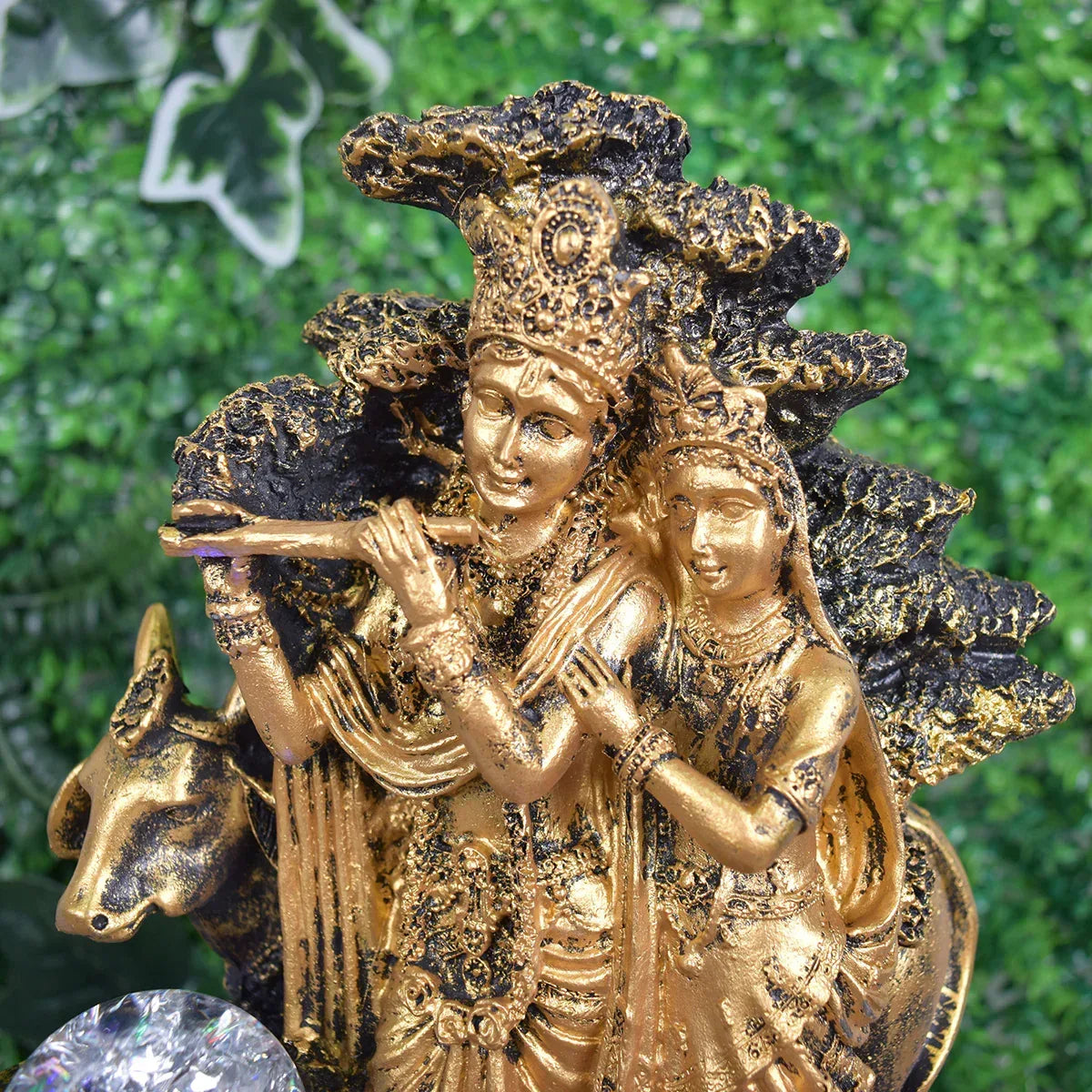 Fantana arteziana, Feng Shui, LED, pompa submersibila, Naimeed D5069, 26x26x41cm - 221.ro
