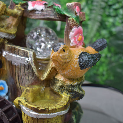 Fantana arteziana, LED, pompa submersibila, Naimeed D5088, 14x12x20cm