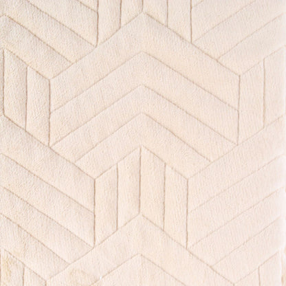 Cuvertura Canapea, Naimeed D5117S, 70x150cm, poliester, pufoasa, matlasata, Crem