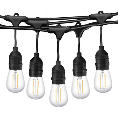 Ghirlanda luminoasa, decorativa, interconectabila, Naimeed D6122, 10m, 10 Becuri LED, Lumina Alb Cald