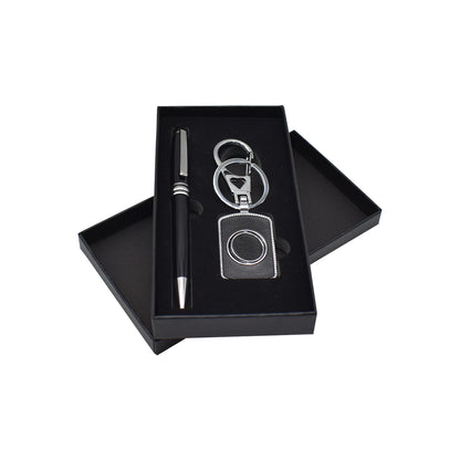 Set 2 piese, Naimeed D5245, breloc, pix, elegant, Negru