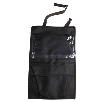 Organizator auto, suport tableta, Naimeed D5147, 3 buzunare, montare pe spatele scaunului, Negru