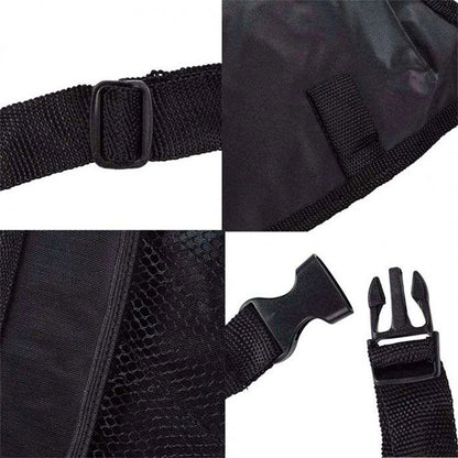 Organizator auto, suport tableta, Naimeed D5147, 3 buzunare, montare pe spatele scaunului, Negru