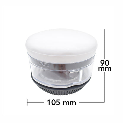 Mini Tocator Manual, pentru Usturoi, Legume, Naimeed D5161, Alb
