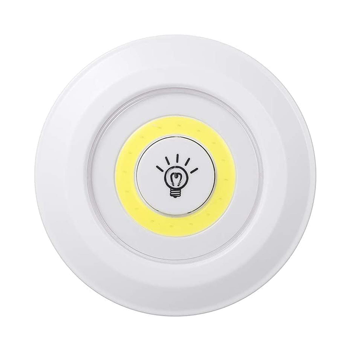 Set 3 lampi LED, Naimeed D5164, alimentare cu baterii,  3 trepte de intensitate, control prin telecomanda, wireless, Alb