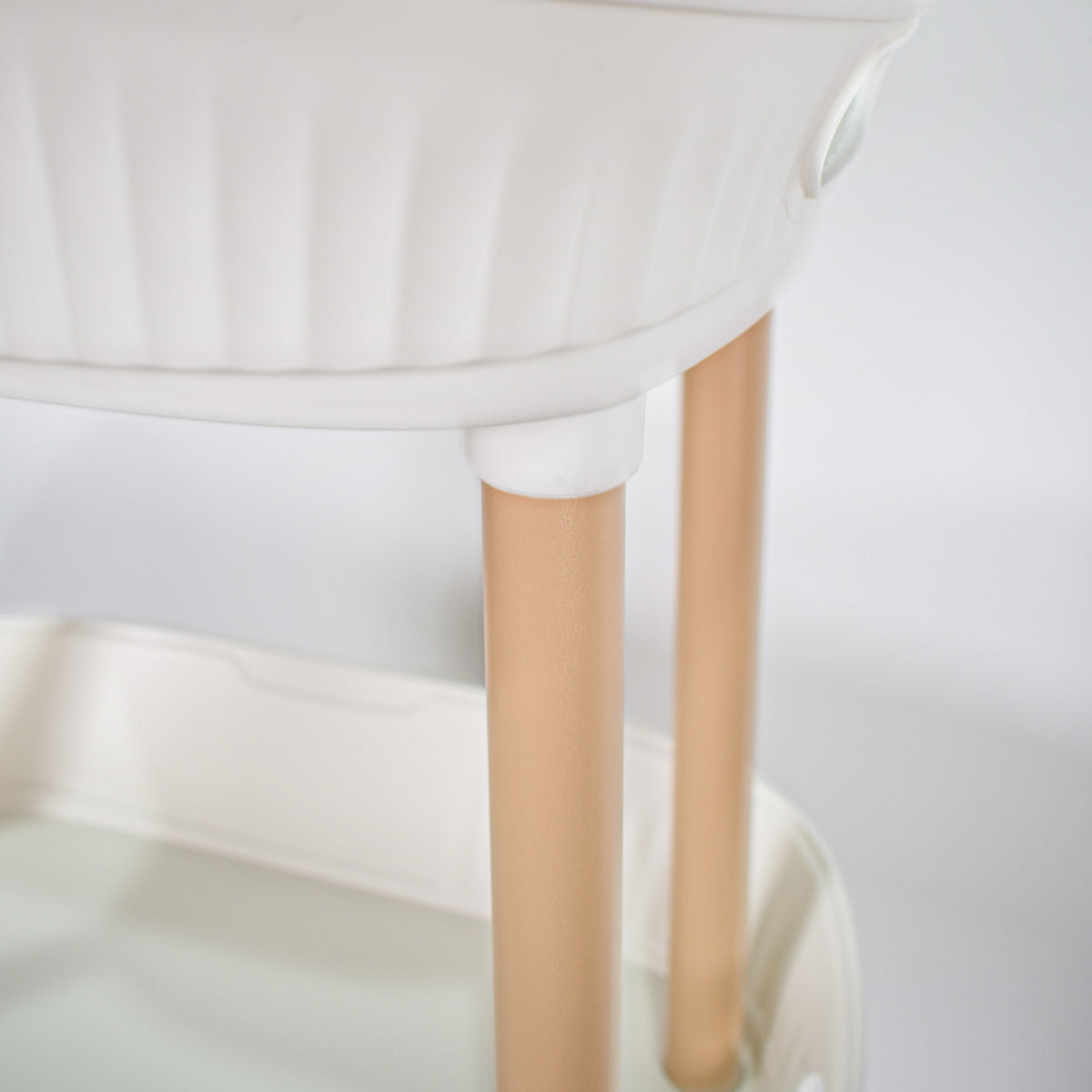 Raft multifunctional, 4 niveluri, Naimeed D5287, Alb, 45x28x107cm