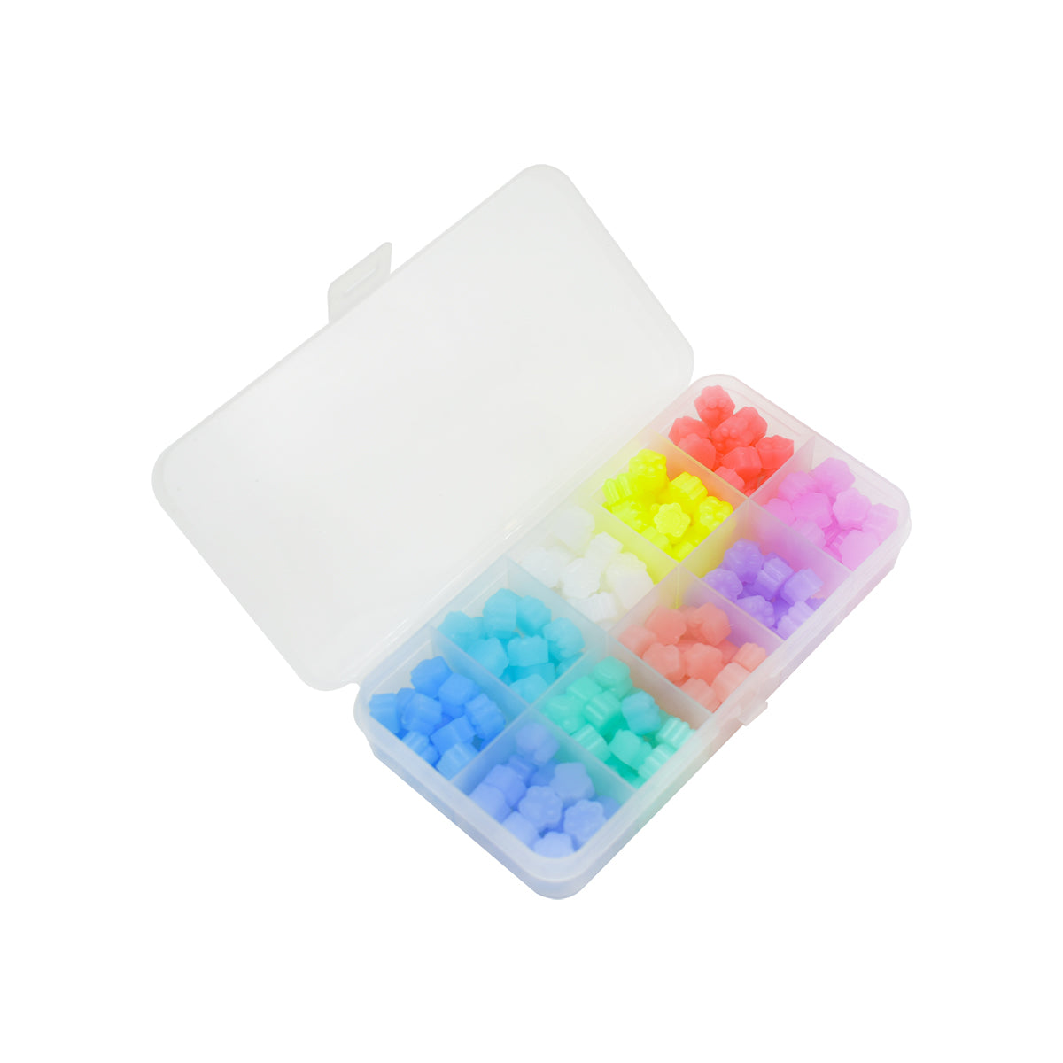 Set ceara multicolora, Naimeed D5221, 10 culori, 45g, multicolor
