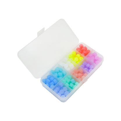 Set ceara multicolora, Naimeed D5221, 10 culori, 45g, multicolor