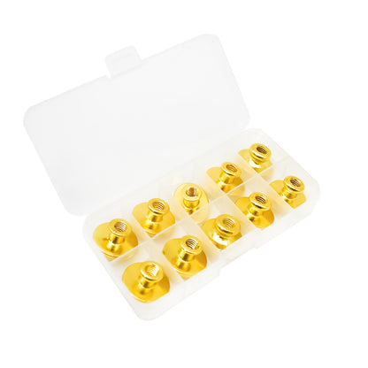 Set 10 piese, stampile, Naimeed D5222, pentru sigiliu cu ceara, Auriu