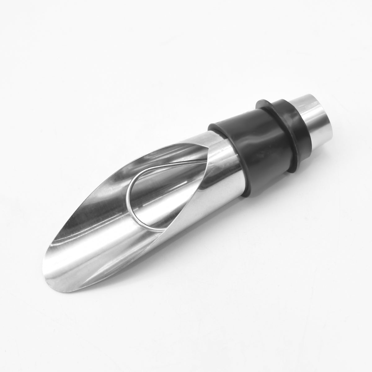 Set 4 piese, Naimeed D5248, tirbuson, dop de servire, inel antipicurare, dop conic, Argintiu