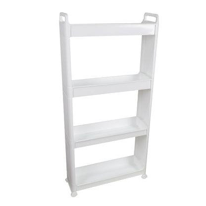 Raft multifunctional, 4 niveluri, Naimeed D5281, Alb, 56x18x115cm